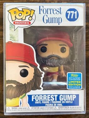 Funko Pop! Movies Forrest Gump Vinyl Figure - Red Hat, Yellow Shirt, Brown Beard